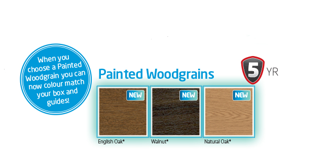 painted woodgrain