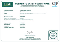 CQMS SSIP DTS certificate