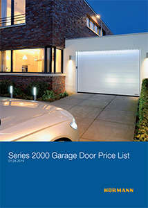 Hormann garage door price list