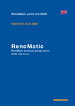 Hormann RenoMatic price list
